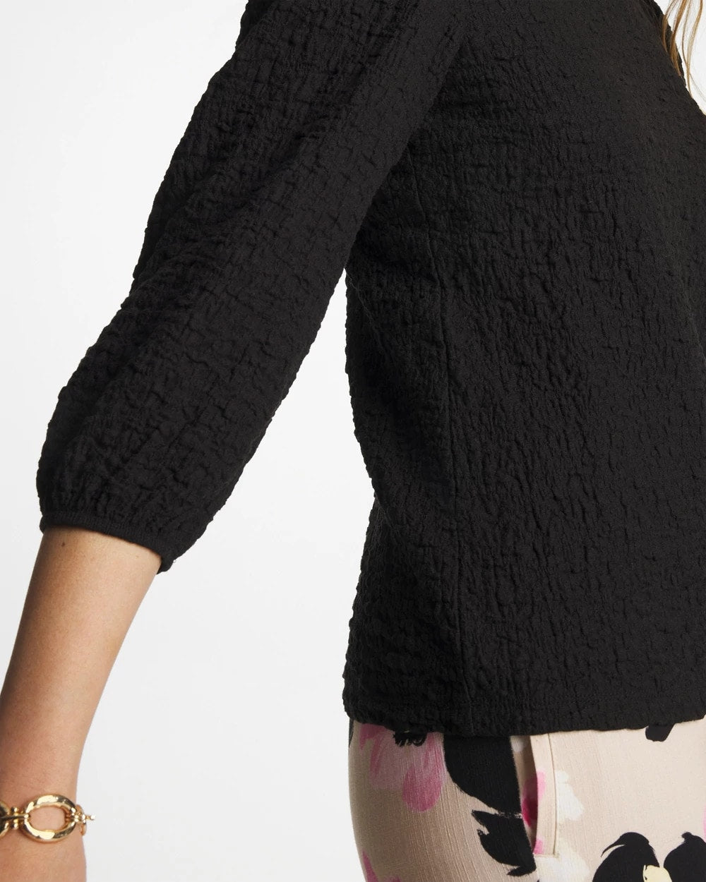 Chico's Textured Feminine Tee