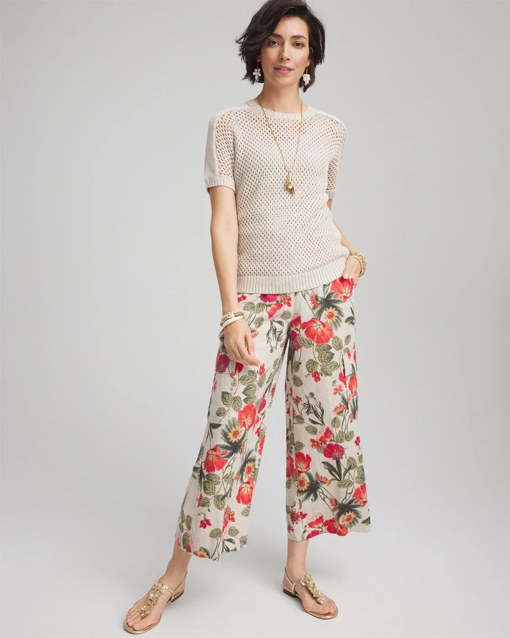 Chico's Dolman Sleeved Sweater Tee