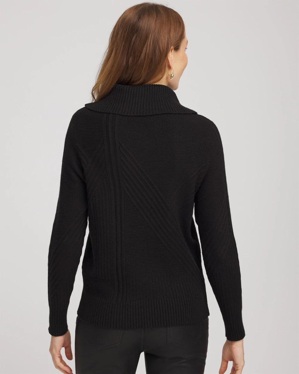 Chico's Ribbed Cowlneck Sweater