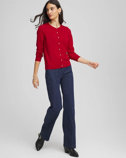 Chico's Crewneck Cardigan