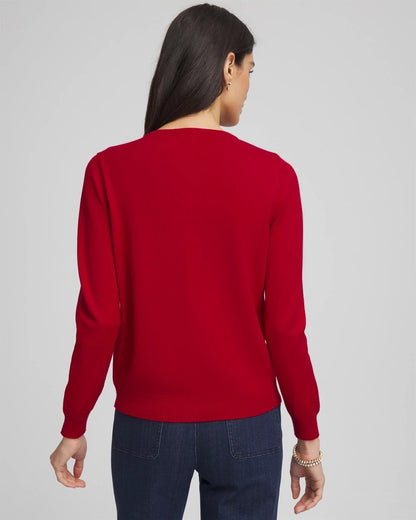 Chico's Crewneck Cardigan