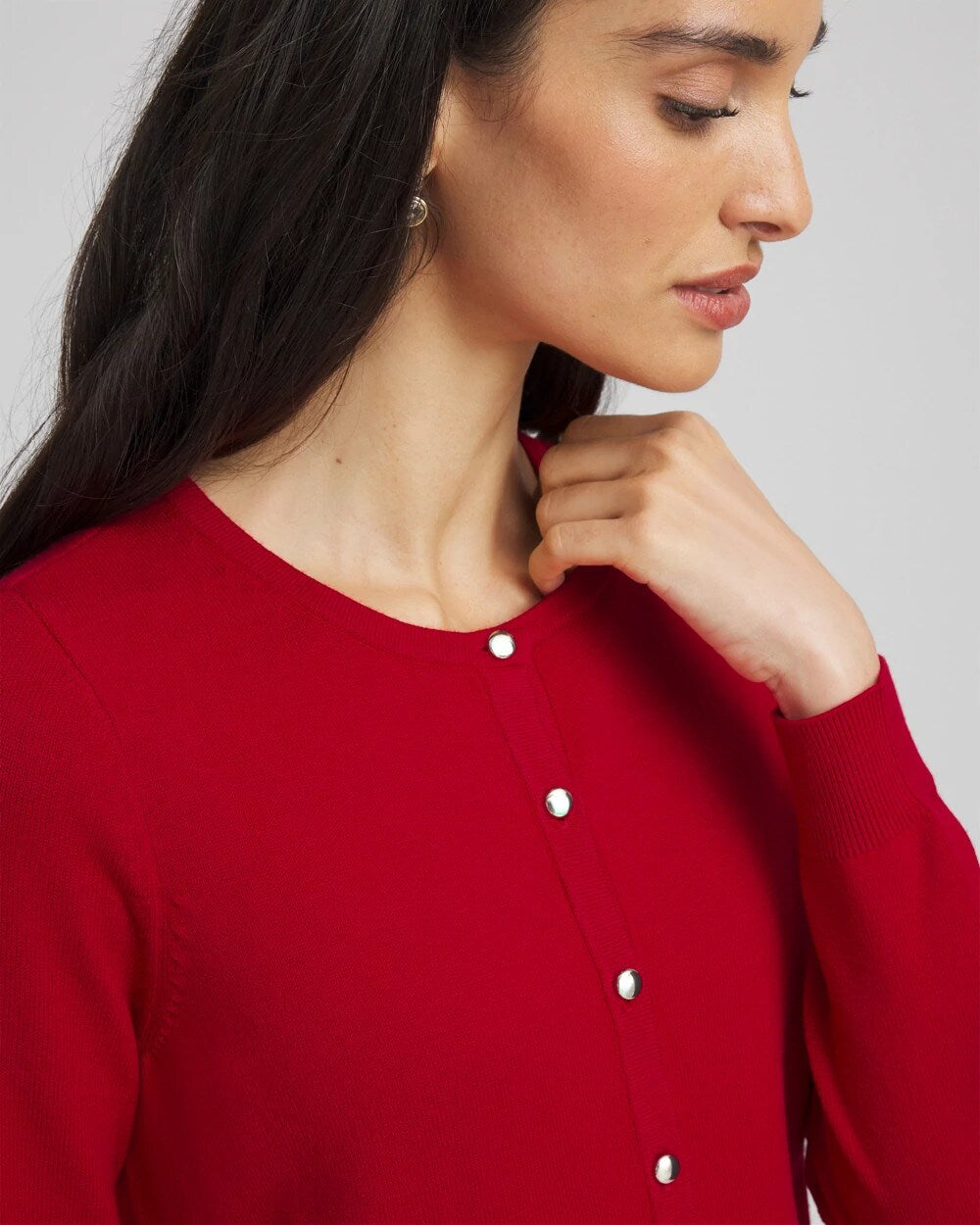 Chico's Crewneck Cardigan