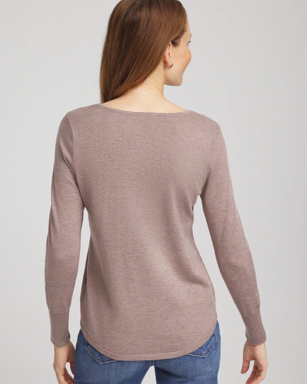 Chico's Ella Embellished V-Neck Sweater