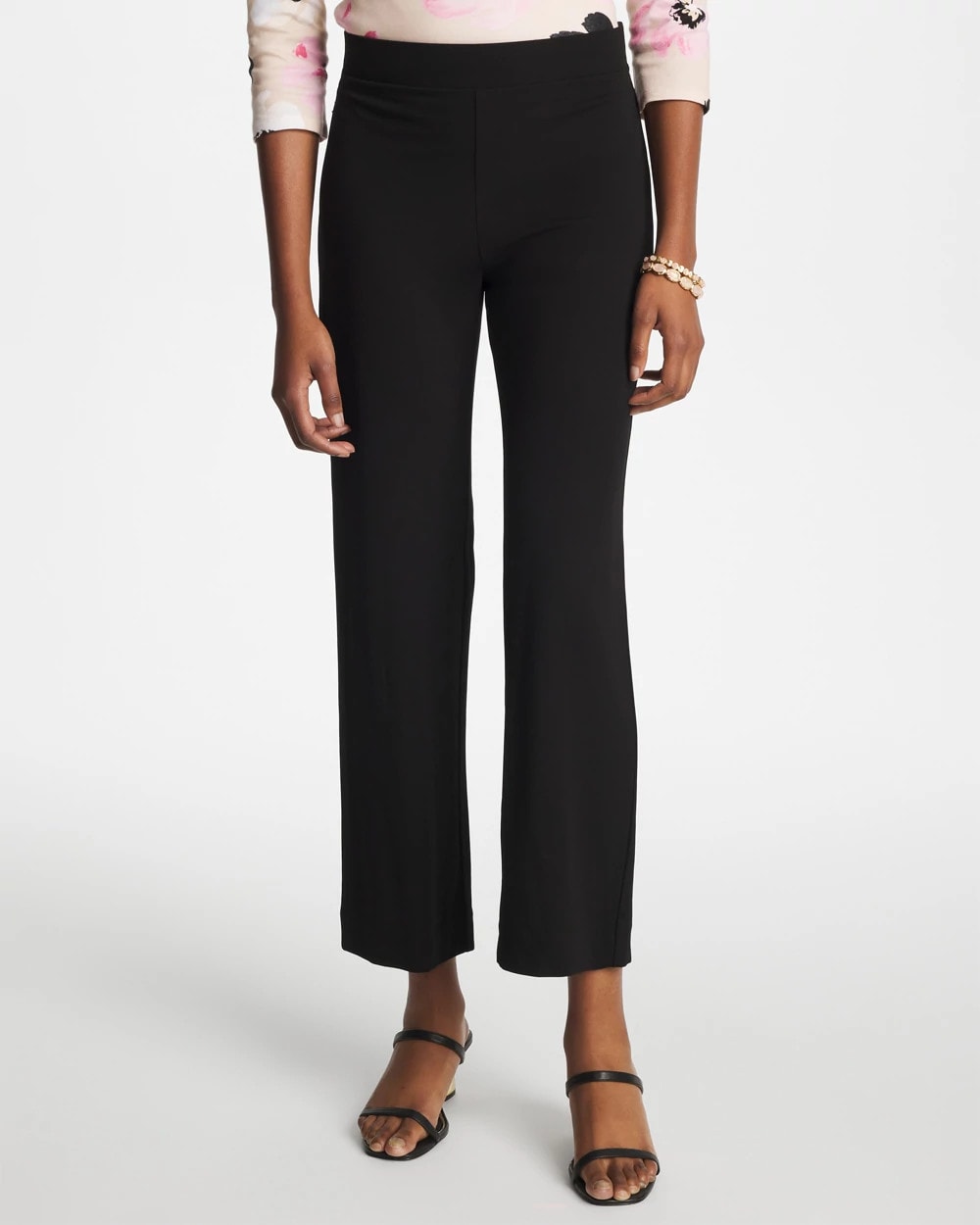 Chico's Matte Jersey Cropped Pants