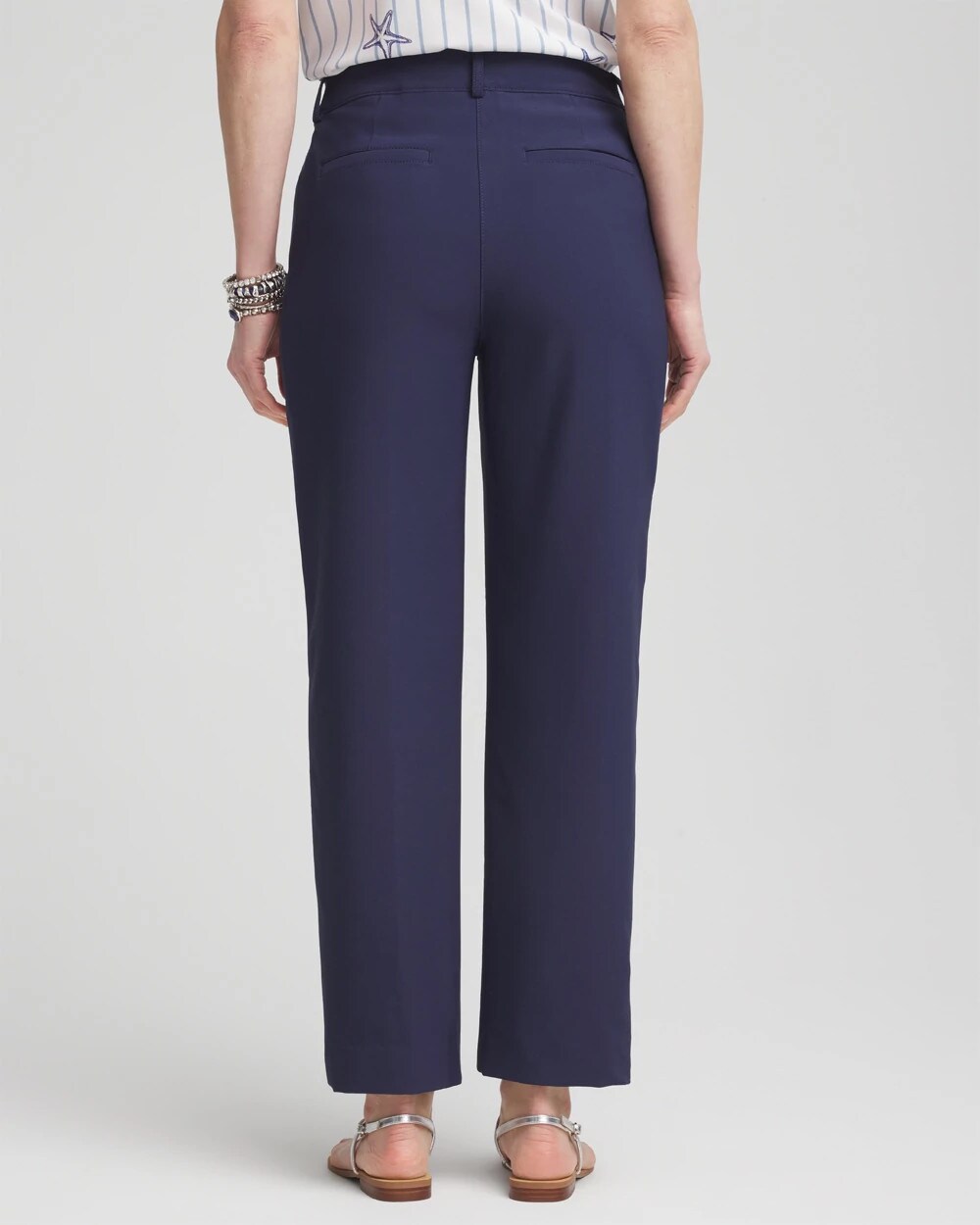 Chico's Fly Front Ankle Pants