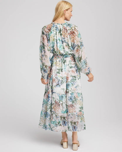Chico's Georgette Tie-Front Maxi Dress