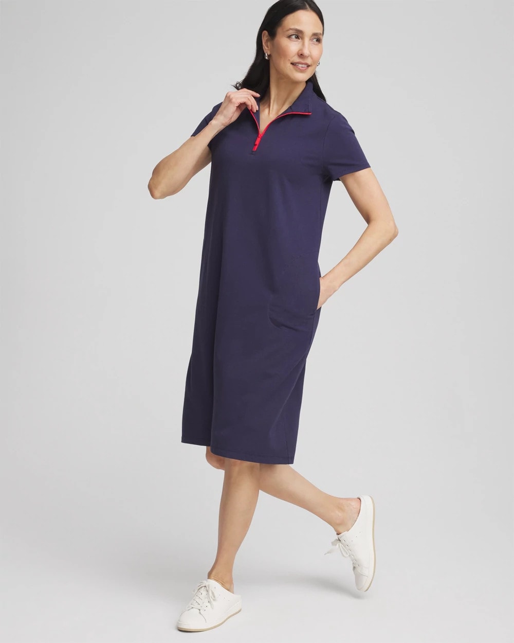 Chico's Zenergy® UPF Half-Zip Dress