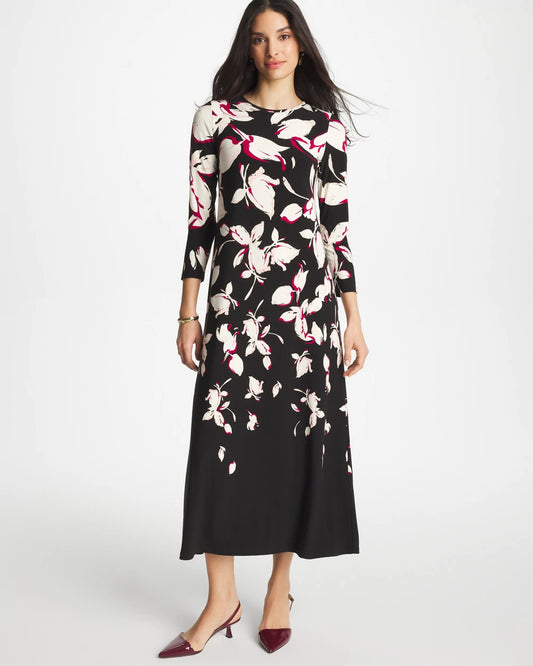 Chico's Column Knit Maxi Dress