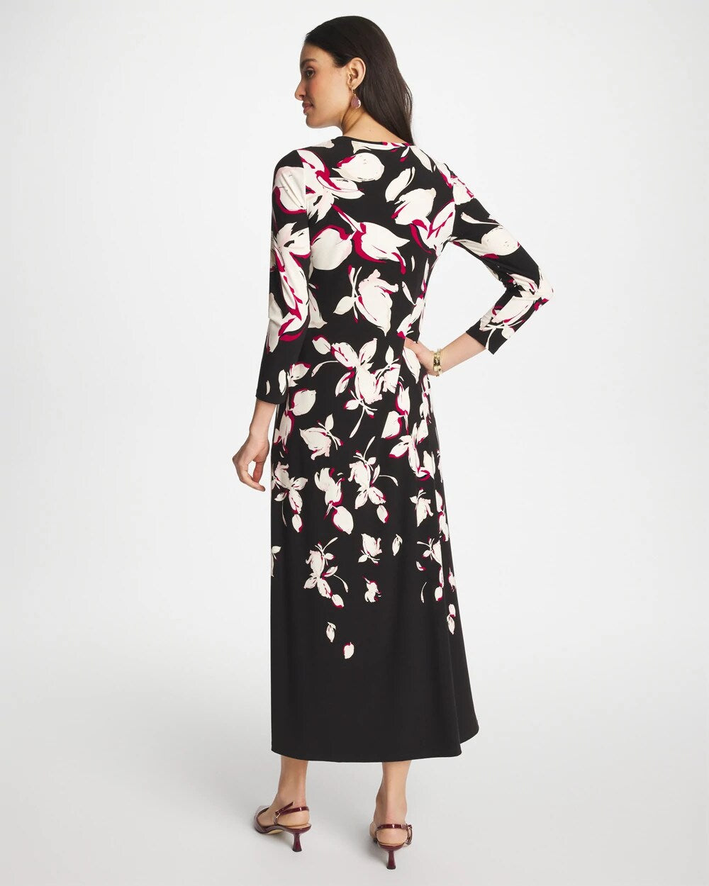 Chico's Column Knit Maxi Dress