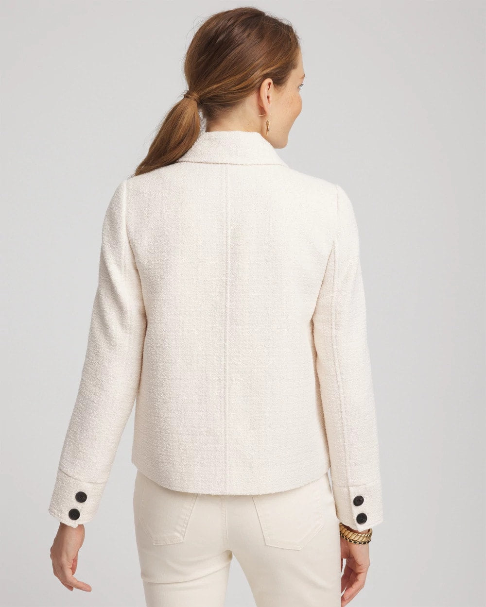 Chico's Bouclé Chore Jacket