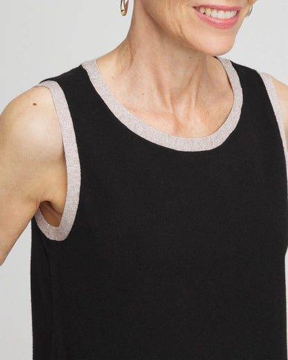 Chico's Zenergy® Luxe Metallic Trim Tank