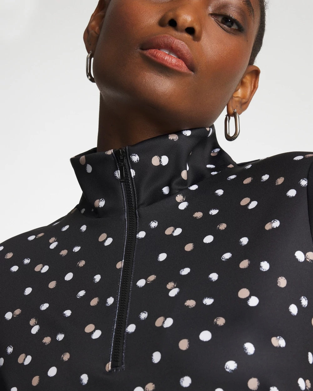 Chico's Zenergy® UPF Spotted Half Zip