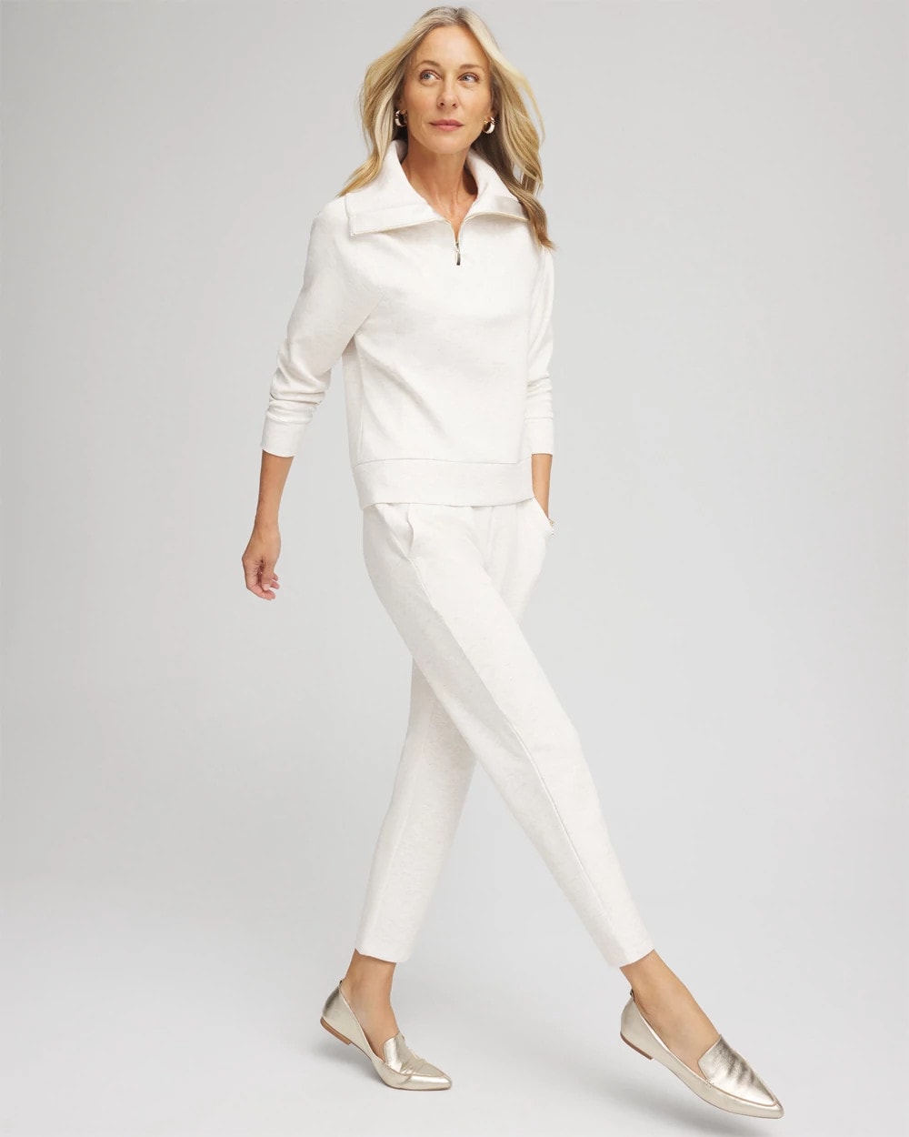 Chico's Zenergy® Heathered Ankle Pants