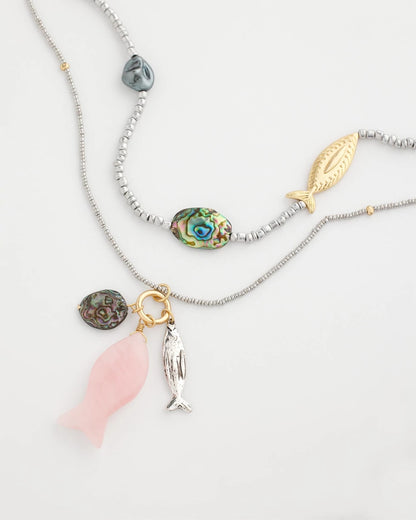 Chico's Chico's Originals White Jade Ocean Necklace