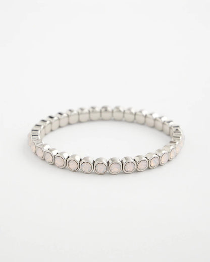 Chico's Shiny Round Stretch Bracelet