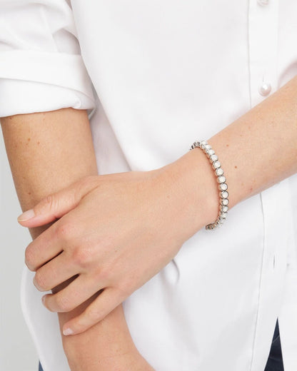 Chico's Shiny Round Stretch Bracelet