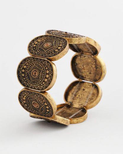 Chico's Medallion Stretch Bracelet