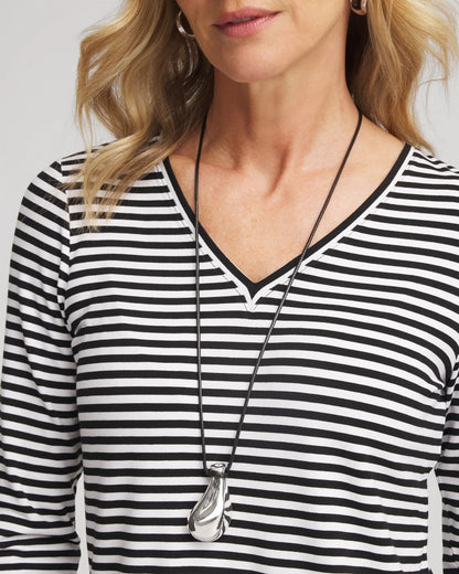 Chico's Silvertone Adjustable Pendant Necklace