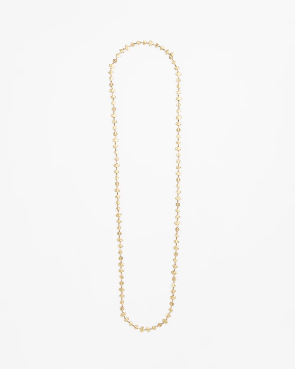 Chico's Gold Nugget Single Strand Necklace