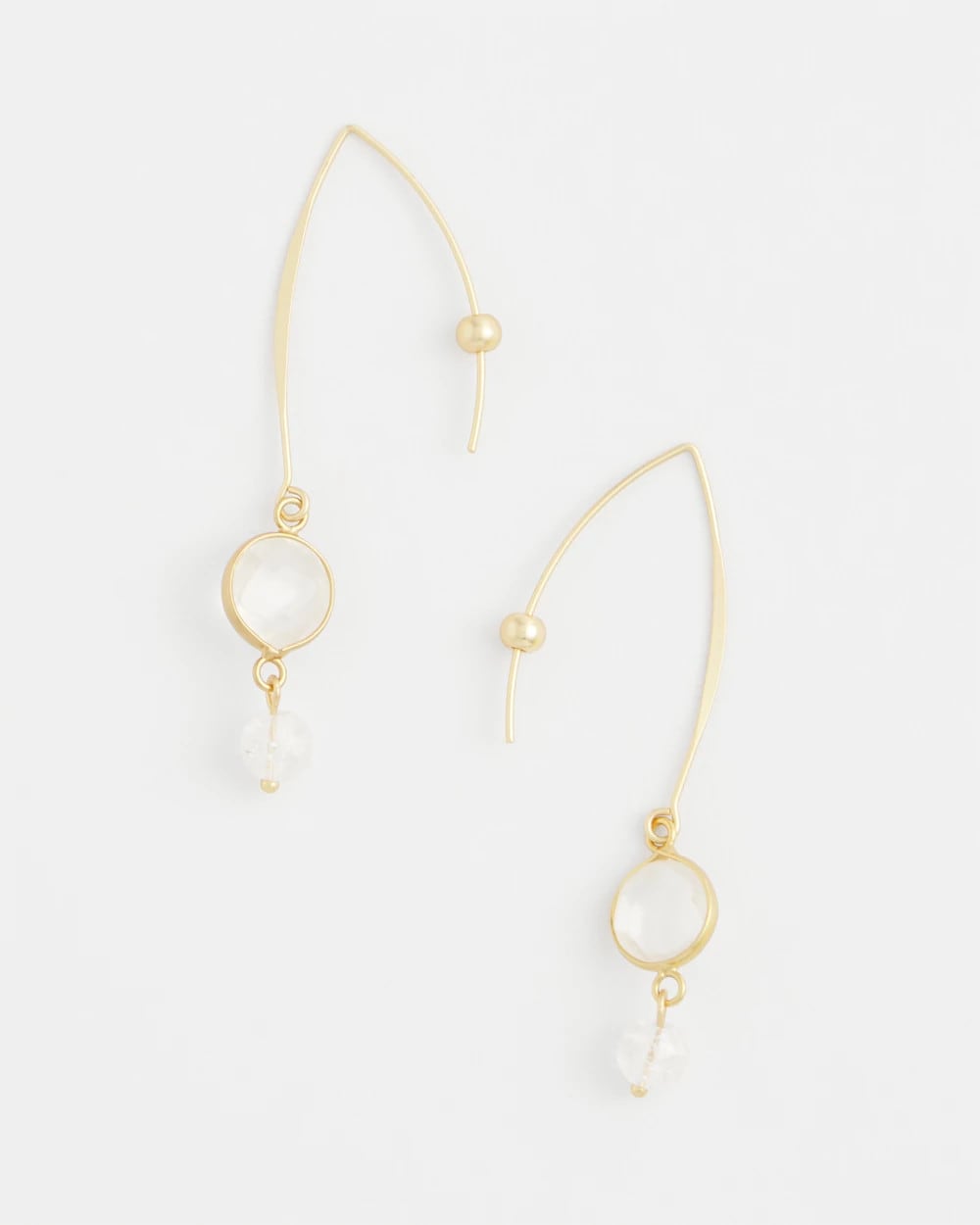 Chico's No Droop® Quartz Crystal Threader Earrings