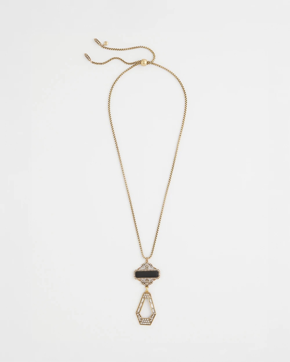 Chico's Adjustable Amulet Pendant Necklace