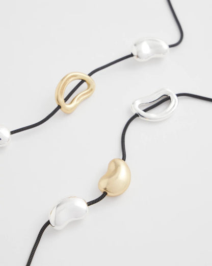Chico's Mixed-Metal Charm Necklace