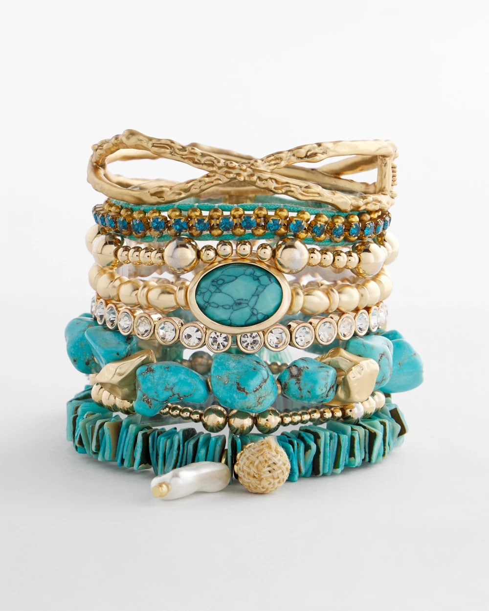 Chico's Adjustable Thread Wrapped Bracelet