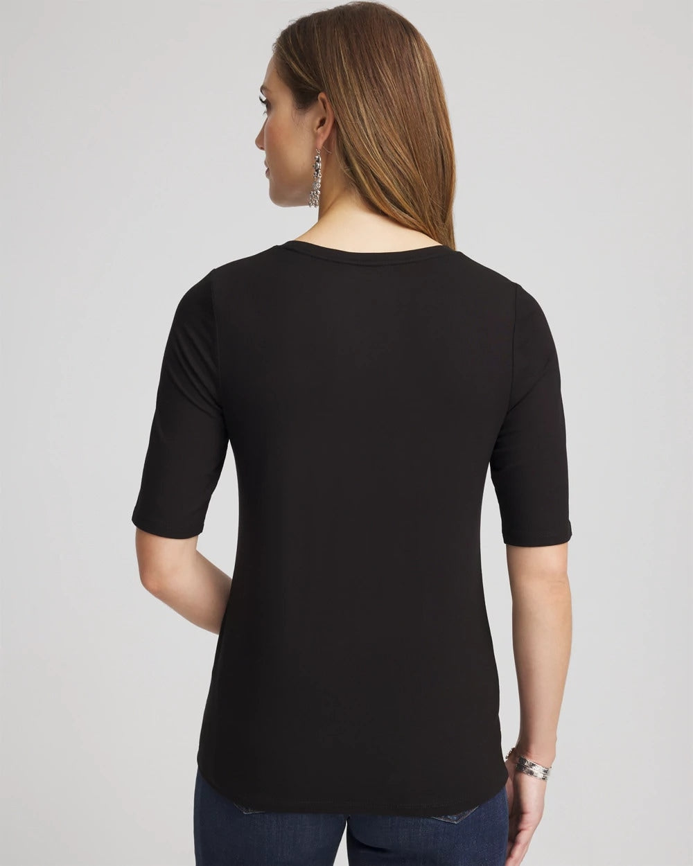 Chico's Elbow Sleeve Tee