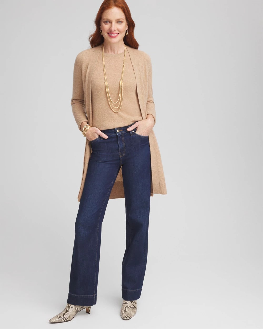 Chico's Cashmere Crewneck Sweater