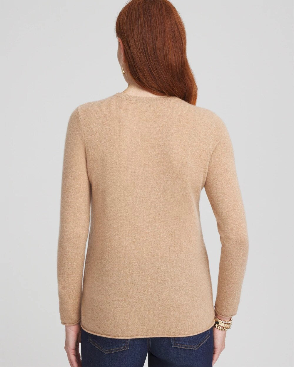 Chico's Cashmere Crewneck Sweater