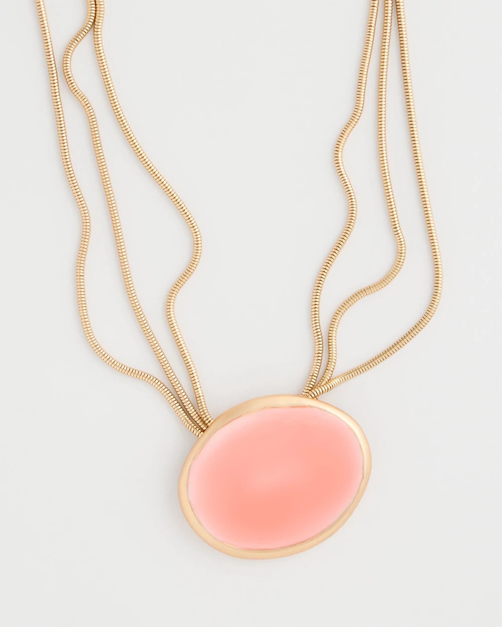 Chico's Coral Pendant Necklace