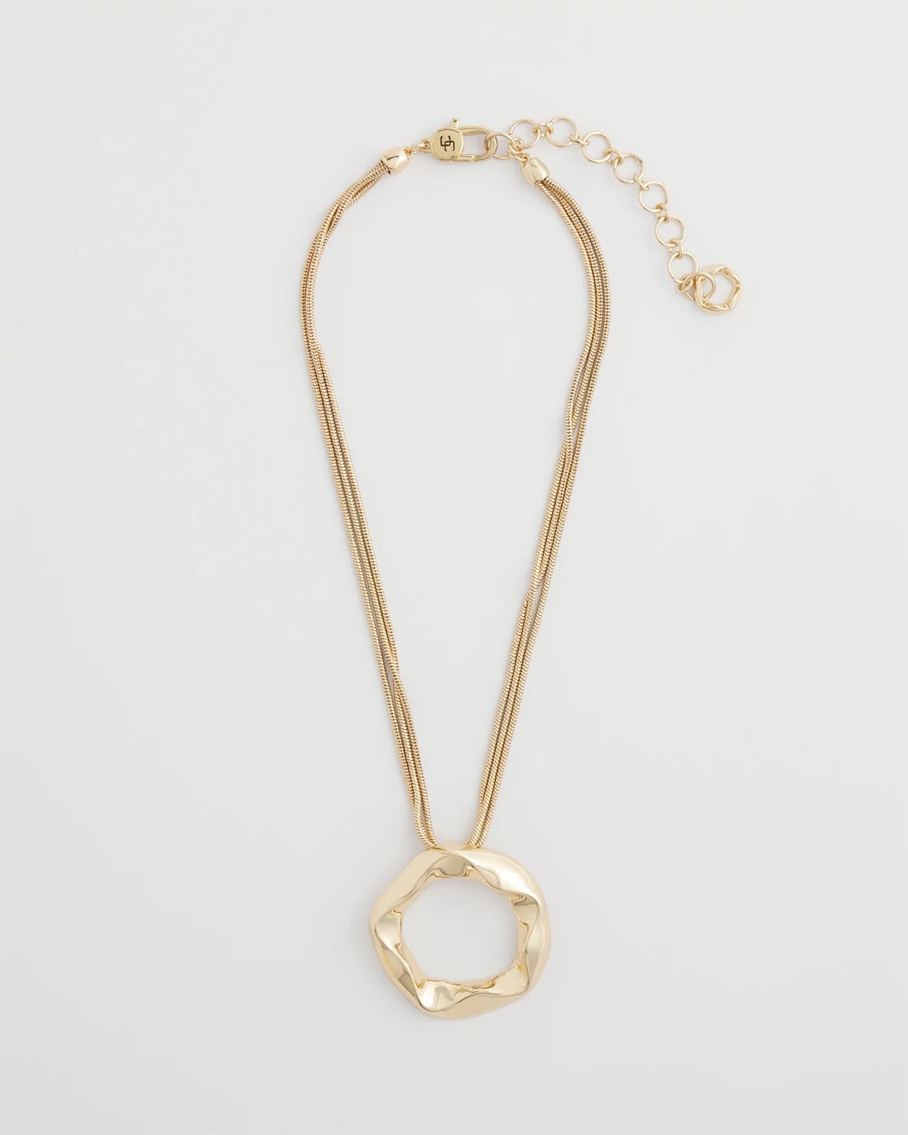 Chico's Short Circle Pendant