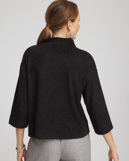 Chico's Jacquard Cozy Turtleneck