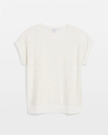 Chico's Crocheted Cotton-Blend Shirt