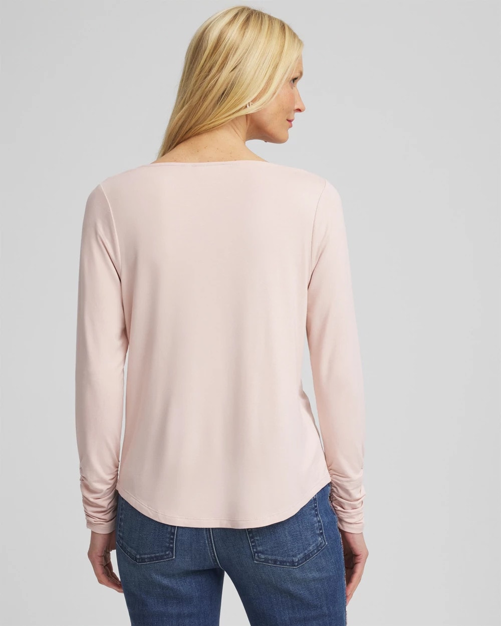 Chico's Cowlneck Long-Sleeved Tee
