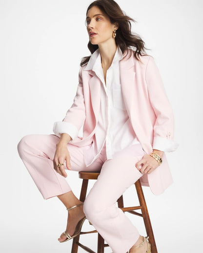 Chico's Poplin Organza Collared Shirt