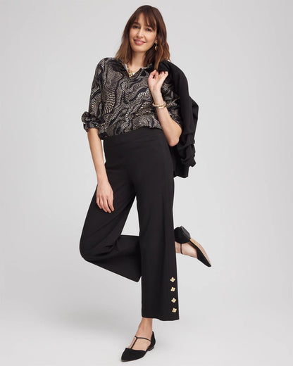 Chico's No Iron™ Sateen Swirls Print Shirt