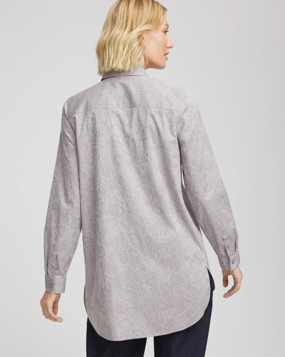Chico's No Iron™ Lace Jacquard Stretch Tunic