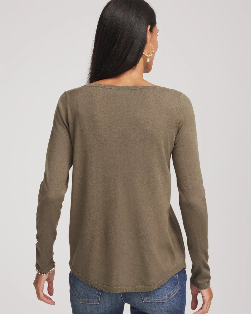 Chico's Ella Bateau Pullover Sweater
