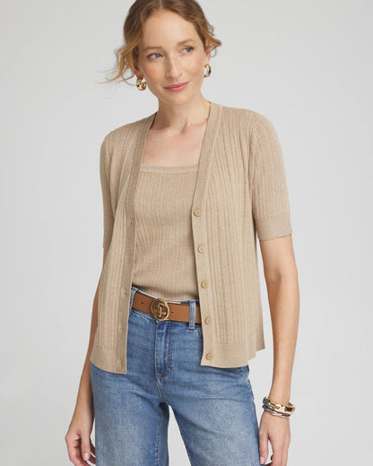 Chico's Rib Stitch Pullover Tank