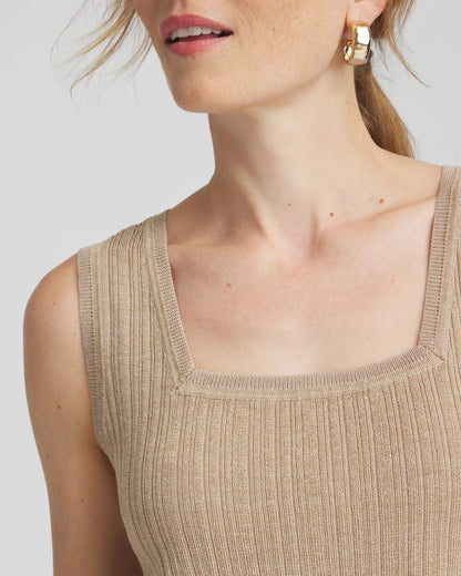 Chico's Rib Stitch Pullover Tank