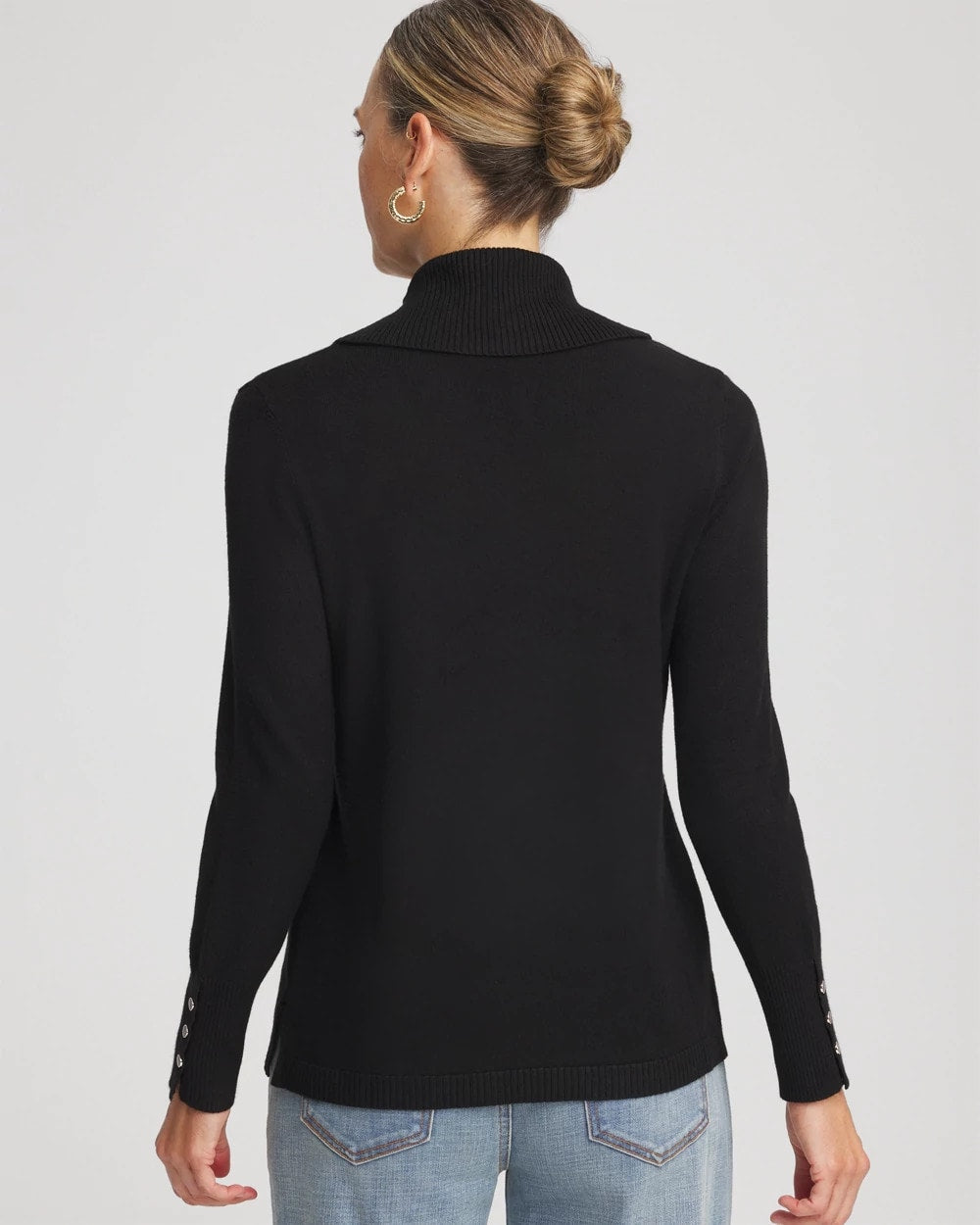 Chico's Cowlneck Long-Sleeved Sweater