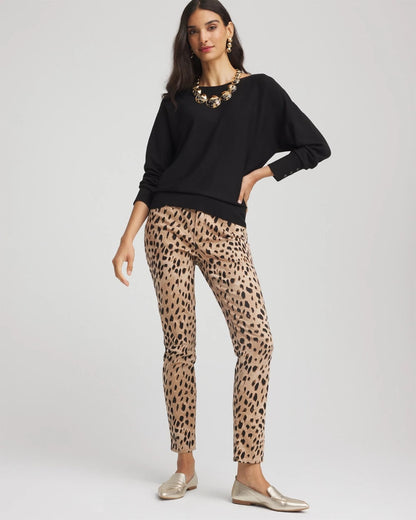 Chico's Ella Boatneck Pullover Sweater