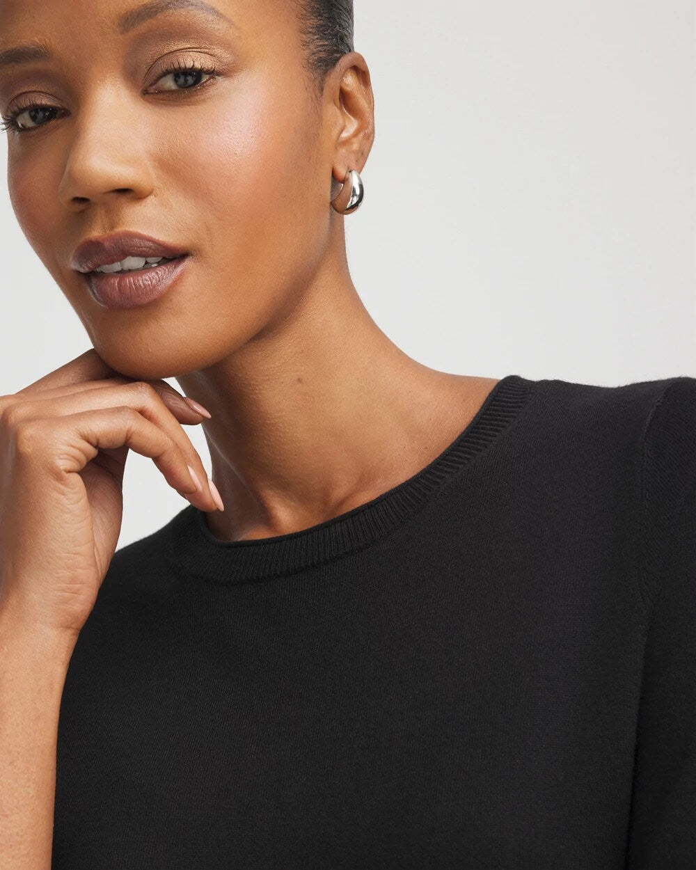 Chico's Ella Classic-Fit Sweater Tee