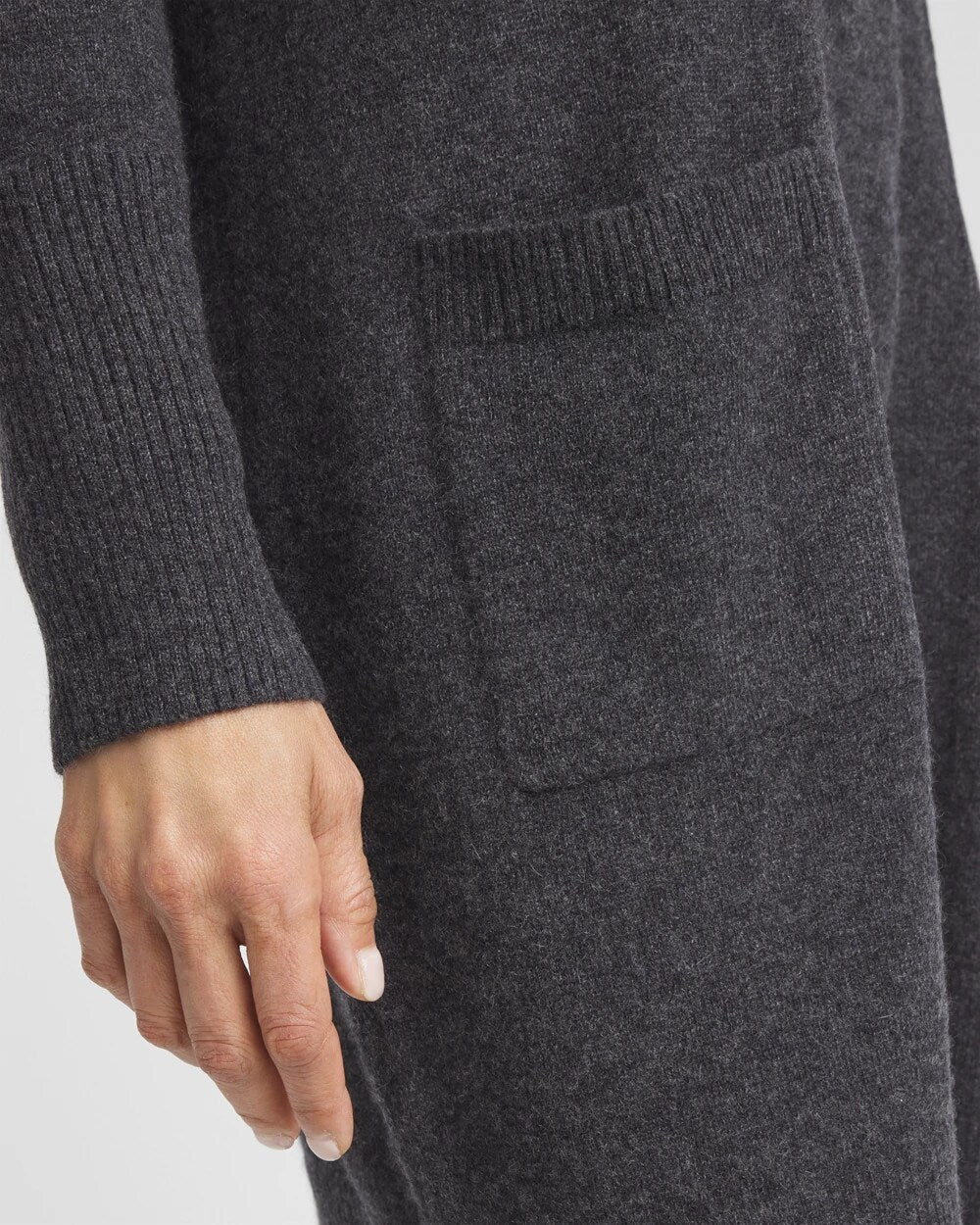 Chico's Cashmere Duster Cardigan