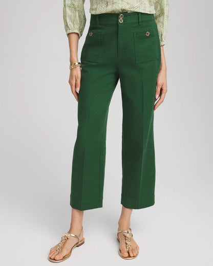 Chico's Cropped Straight-Leg Pants