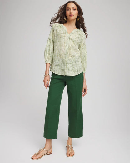 Chico's Cropped Straight-Leg Pants