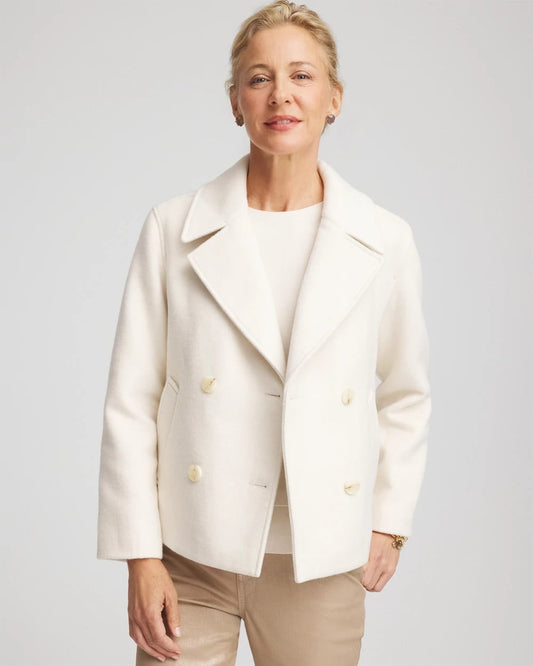 Chico's Wool Peacoat