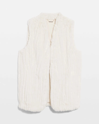 Chico's Elongated Faux Fur Vest