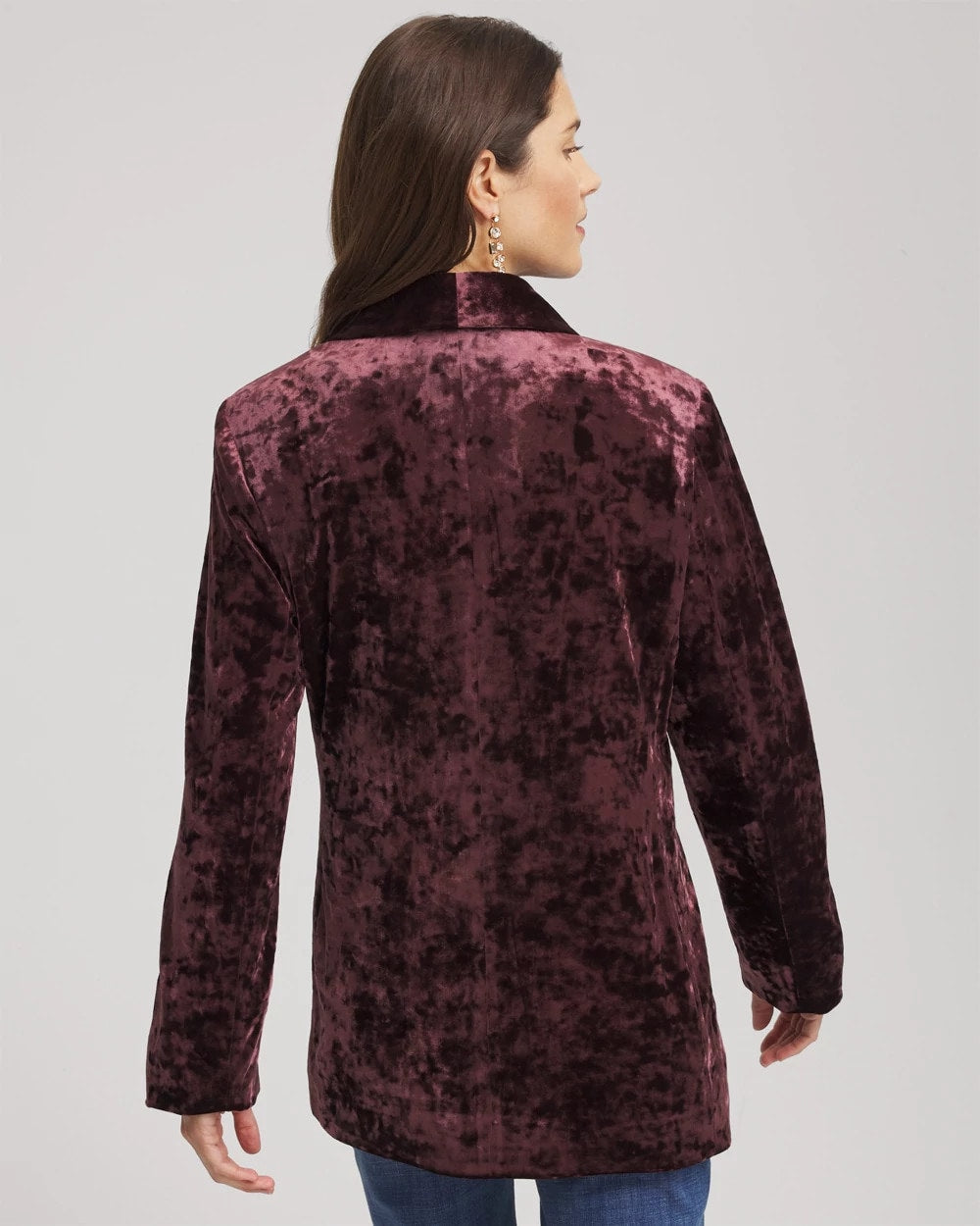 Chico's Crushed Velvet Blazer